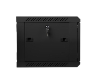 LANBERG Szafa instalacyjna wisząca 19'' 6U 600X450mm czarna (drzwi szklane) WF01-6406-10B - 455282 - zdjęcie 5